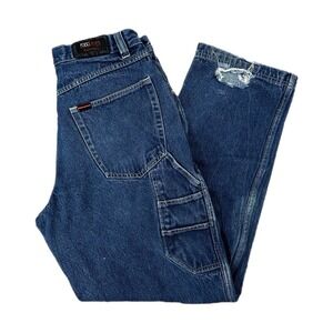 Vintage Fubu Jeans Mens 34 x 33 Wide‎ Leg Baggy Denim Skater Y2K JNCO Cargo